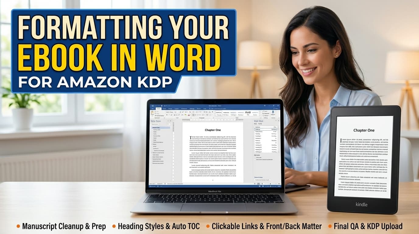 Formatting Your Ebook in Word for Amazon KDP